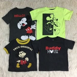 4 toddler boy short sleeve shirts bundle